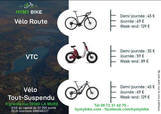 location vélo électrique La Mure location vélo électrique La Mure